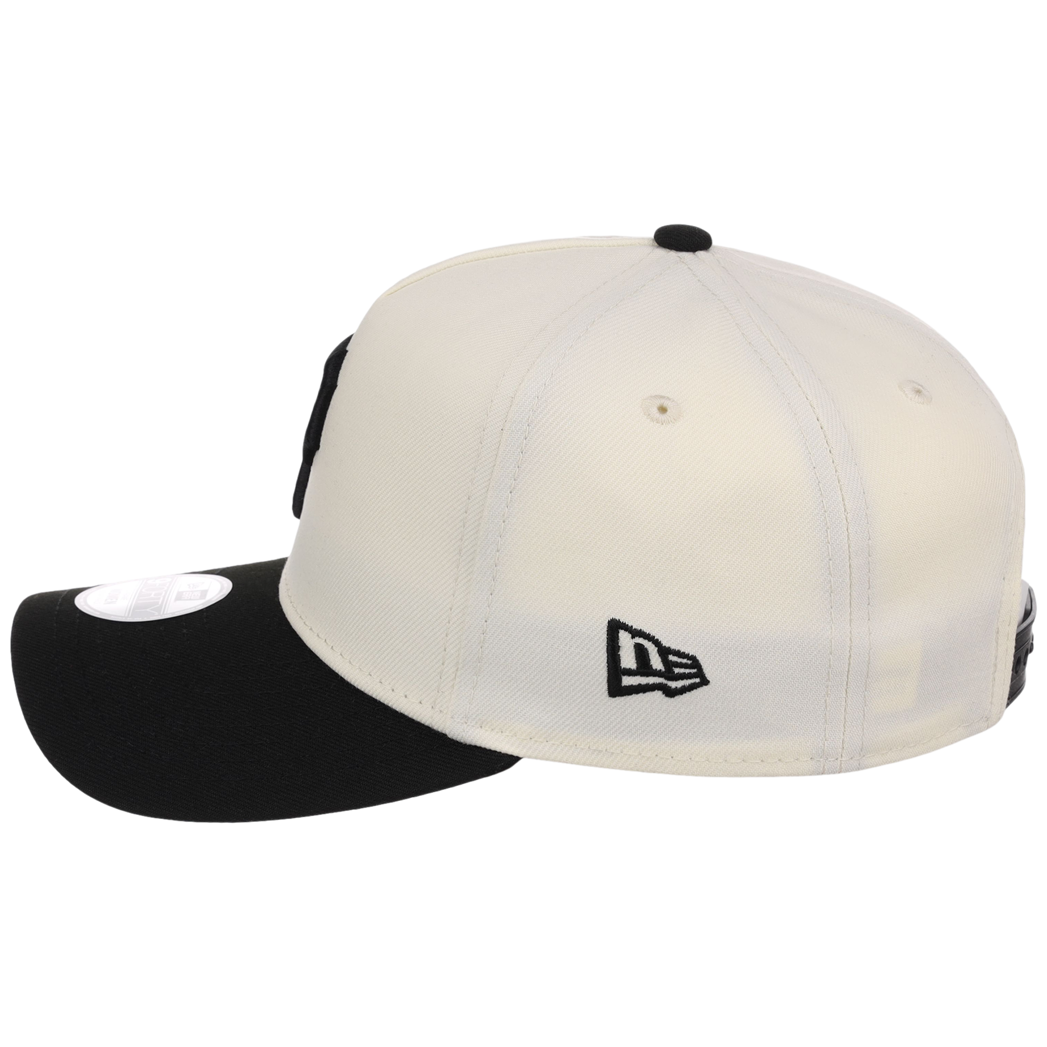 Pittsburgh Pirates Women's New Era 9FORTY Chrome x Black A-Frame