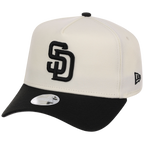 San Diego Padres Women's New Era 9FORTY Chrome x Black A-Frame