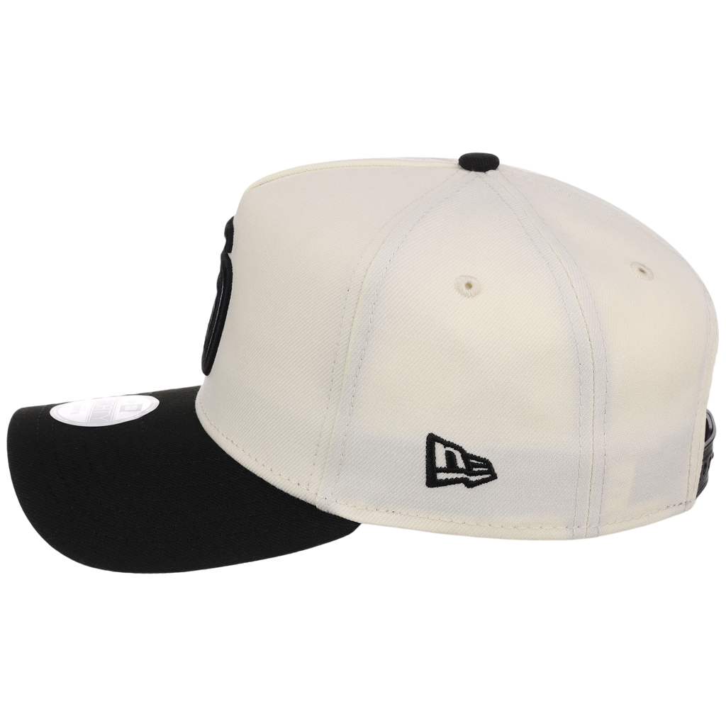 San Diego Padres Women's New Era 9FORTY Chrome x Black A-Frame