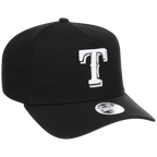 Texas Rangers Women's New Era 9FORTY Black A-Frame