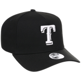 Texas Rangers Women's New Era 9FORTY Black A-Frame