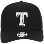 Texas Rangers Women's New Era 9FORTY Black A-Frame