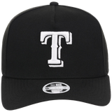 Texas Rangers Women's New Era 9FORTY Black A-Frame