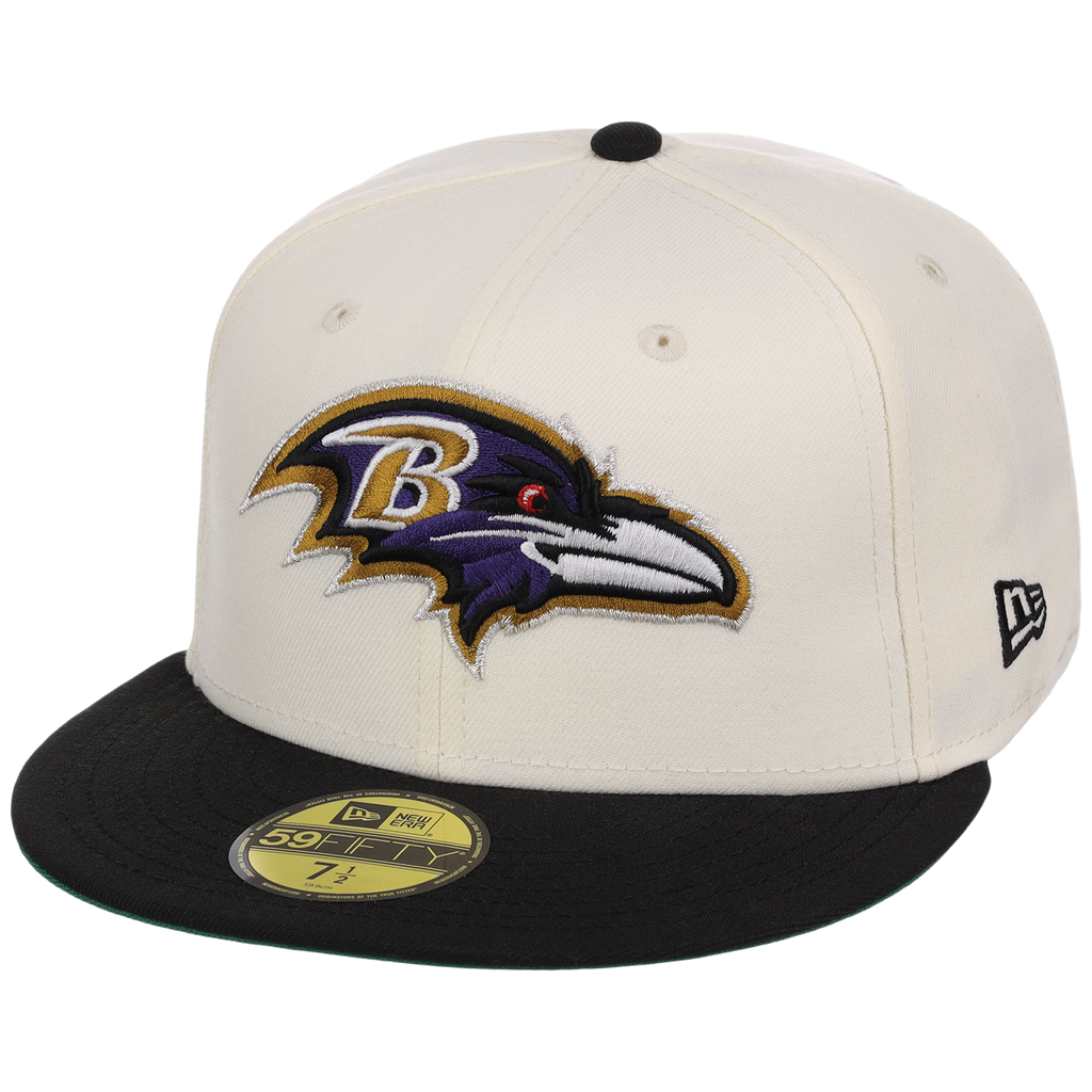 Baltimore Ravens NFL Chrome OTC New Era 59FIFTY