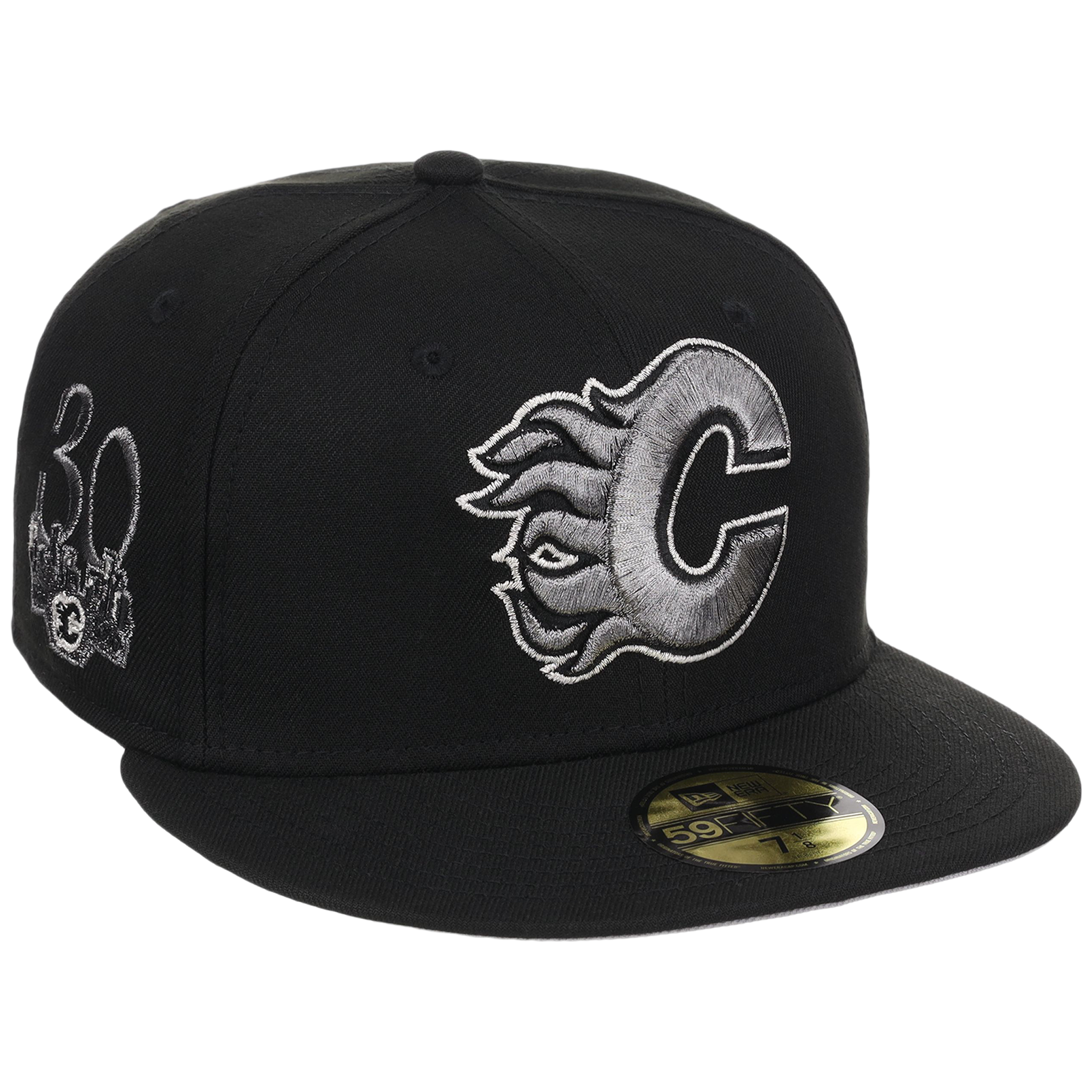Calgary Flames NHL Liquid Titanium New Era 59FIFTY