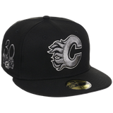 Calgary Flames NHL Liquid Titanium New Era 59FIFTY