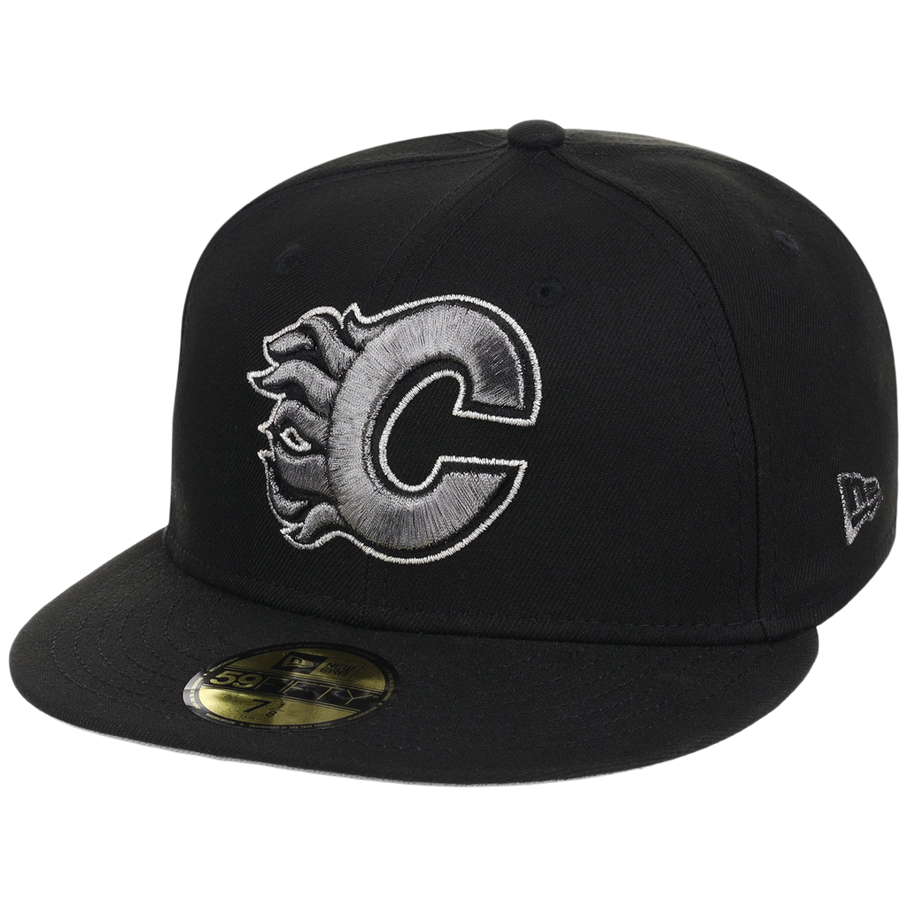 Calgary Flames NHL Liquid Titanium New Era 59FIFTY