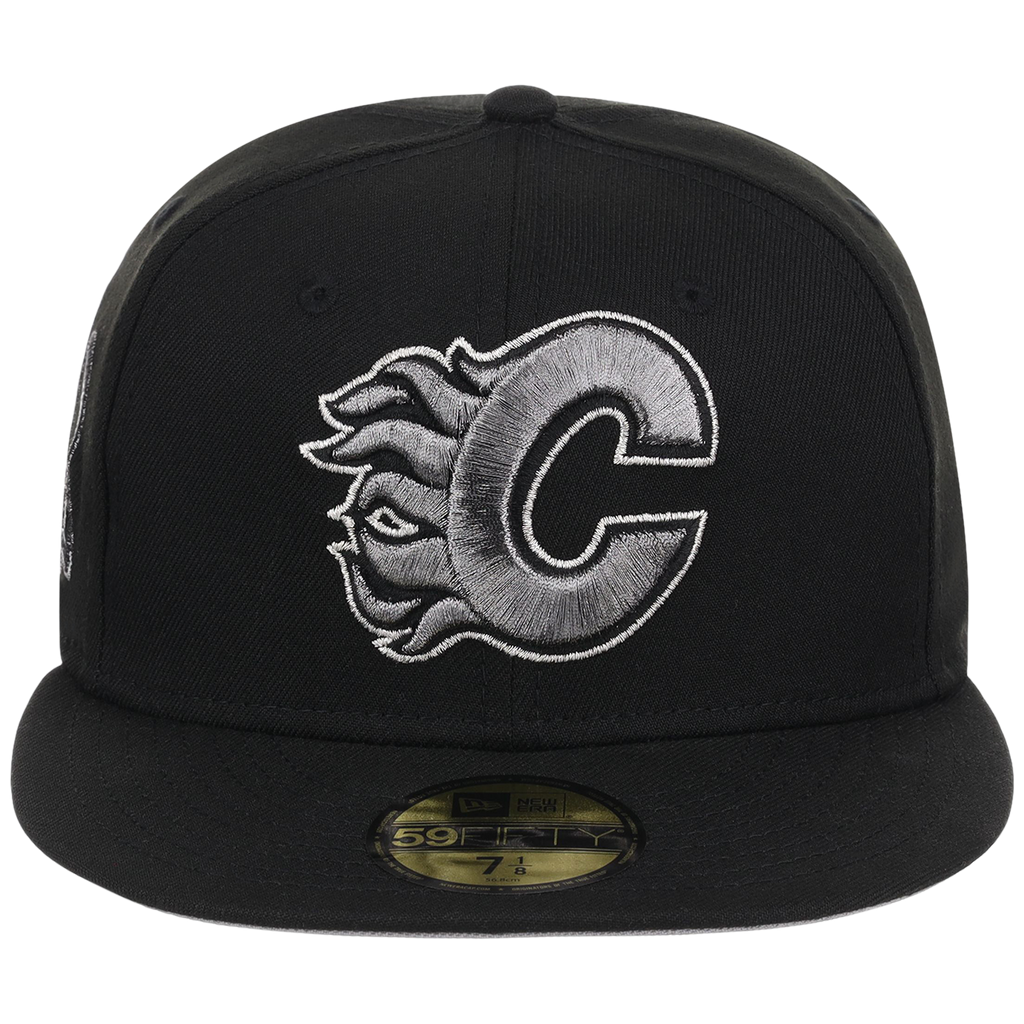 Calgary Flames NHL Liquid Titanium New Era 59FIFTY