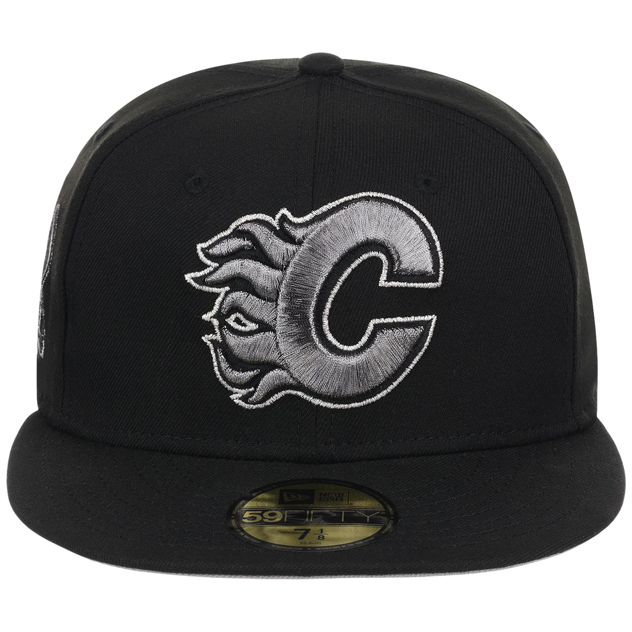 Calgary Flames NHL Liquid Titanium New Era 59FIFTY