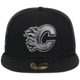 Calgary Flames NHL Liquid Titanium New Era 59FIFTY