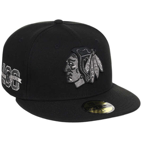 Chicago Blackhawks NHL Liquid Titanium New Era 59FIFTY – LidsHatDrop