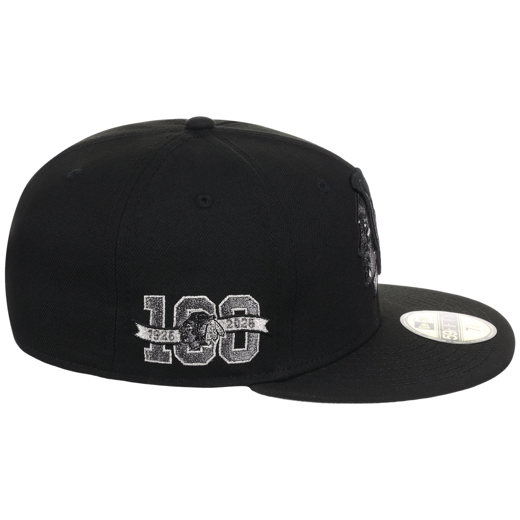 Chicago Blackhawks NHL Liquid Titanium New Era 59FIFTY