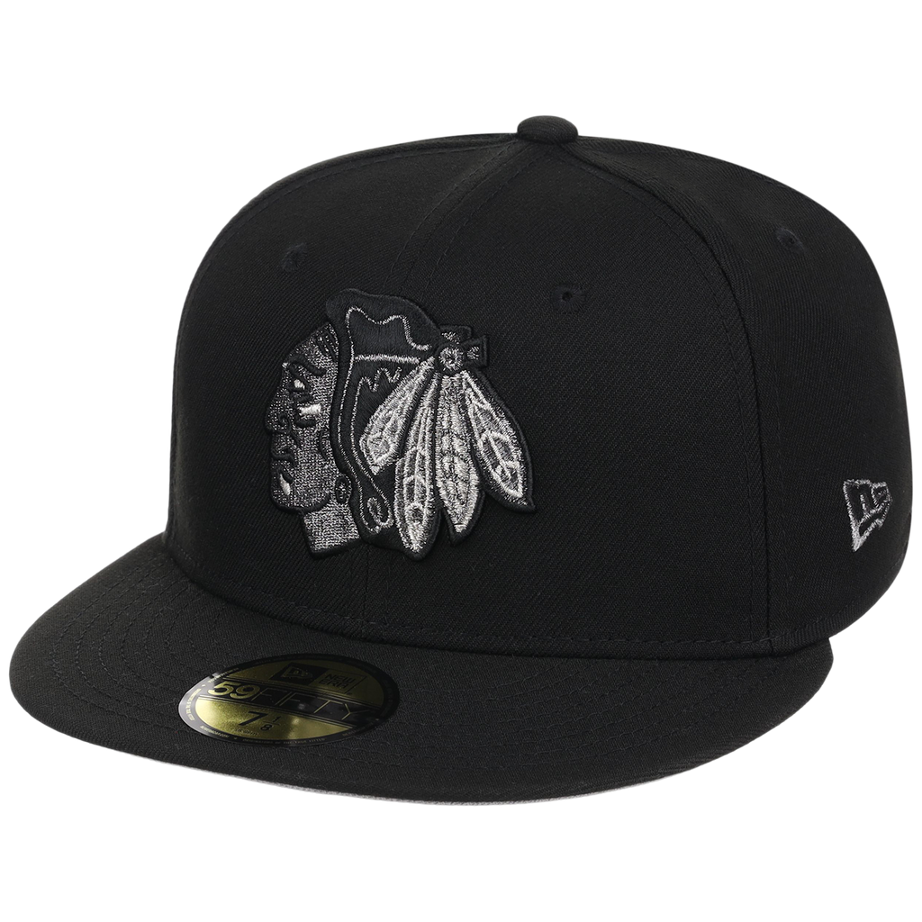 Chicago Blackhawks NHL Liquid Titanium New Era 59FIFTY