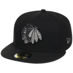 Chicago Blackhawks NHL Liquid Titanium New Era 59FIFTY