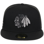 Chicago Blackhawks NHL Liquid Titanium New Era 59FIFTY