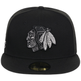 Chicago Blackhawks NHL Liquid Titanium New Era 59FIFTY