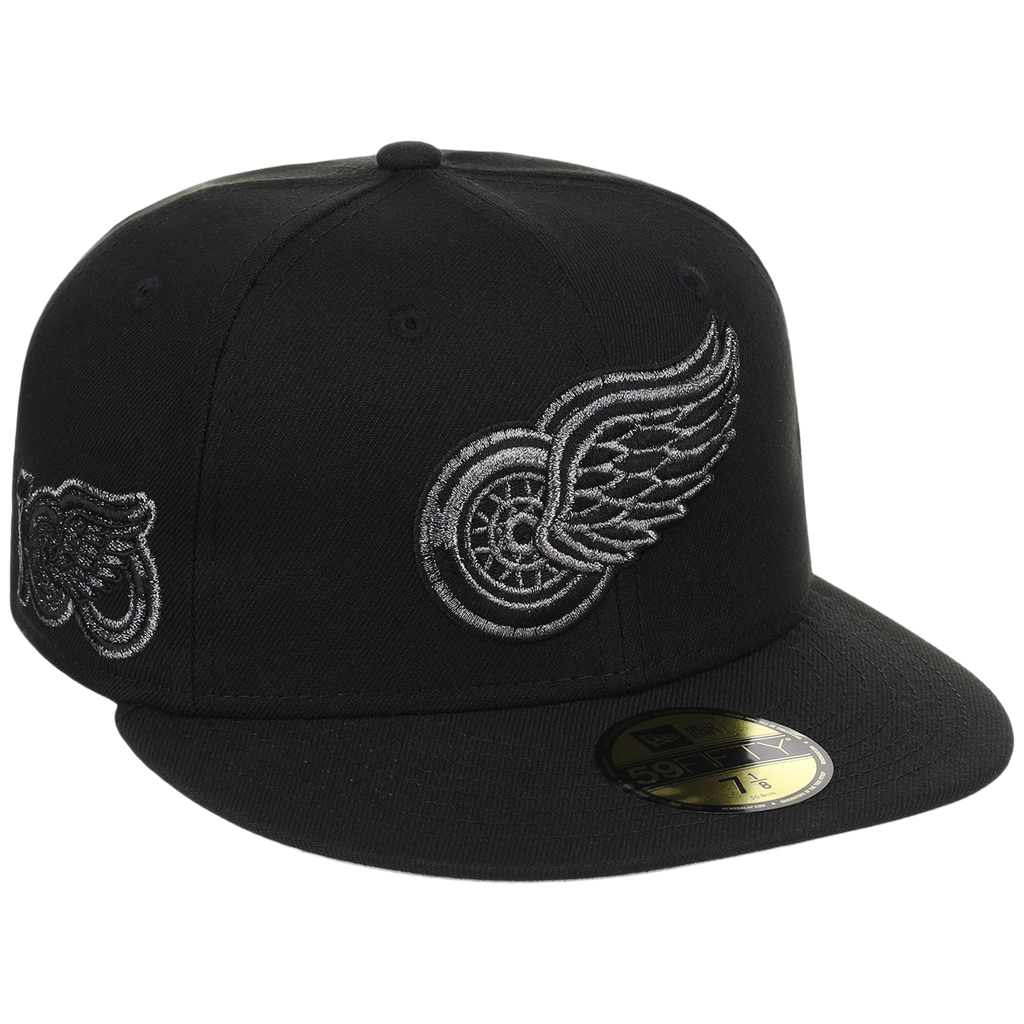 Detroit Red Wings NHL Liquid Titanium New Era 59FIFTY