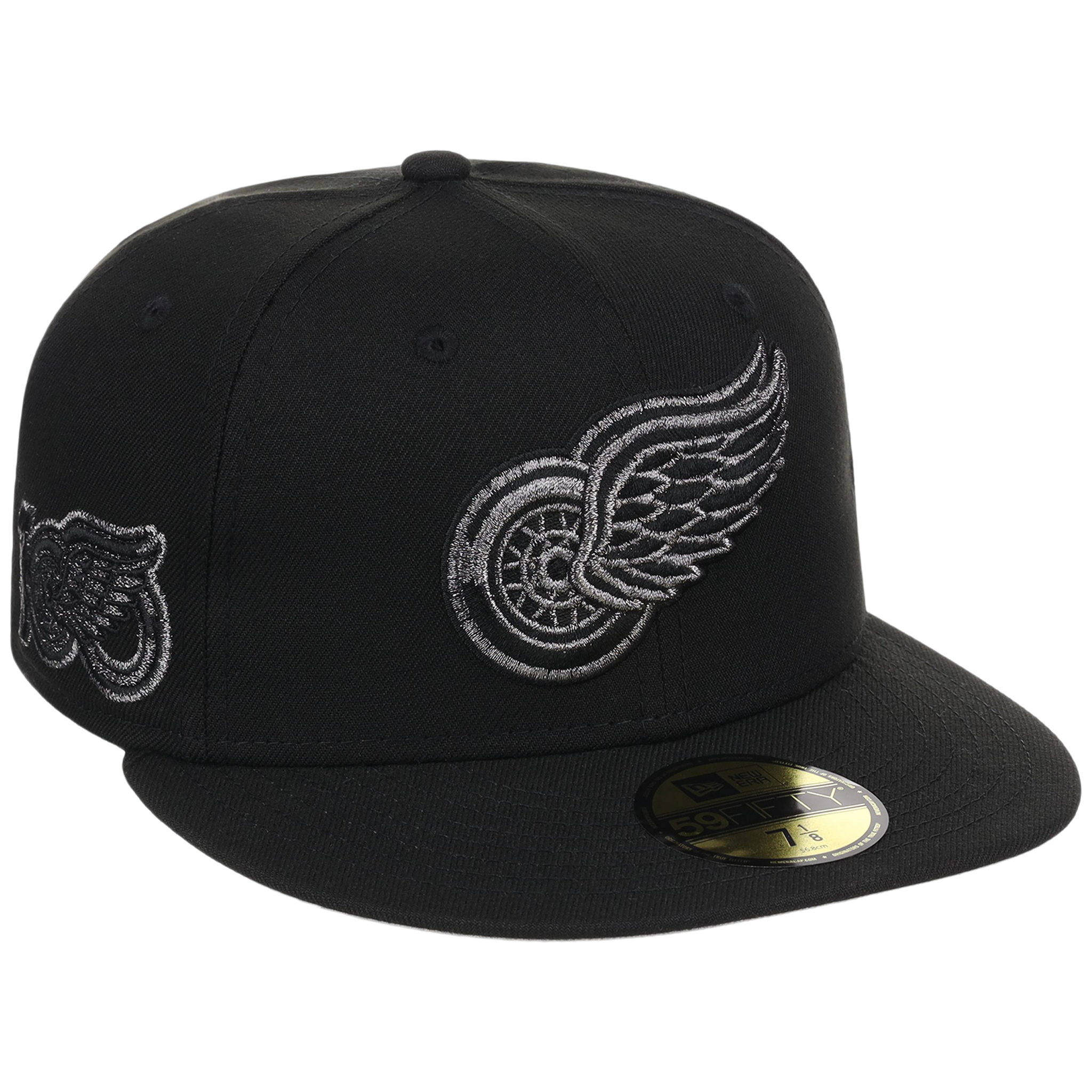 Detroit Red Wings NHL Liquid Titanium New Era 59FIFTY