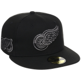 Detroit Red Wings NHL Liquid Titanium New Era 59FIFTY