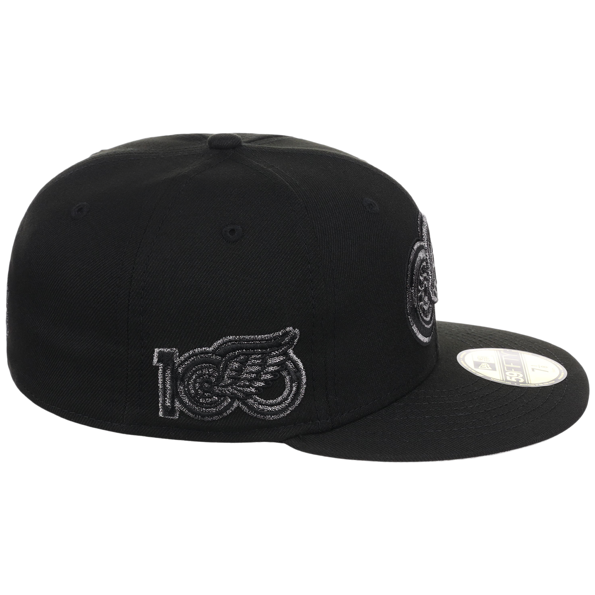 Detroit Red Wings NHL Liquid Titanium New Era 59FIFTY
