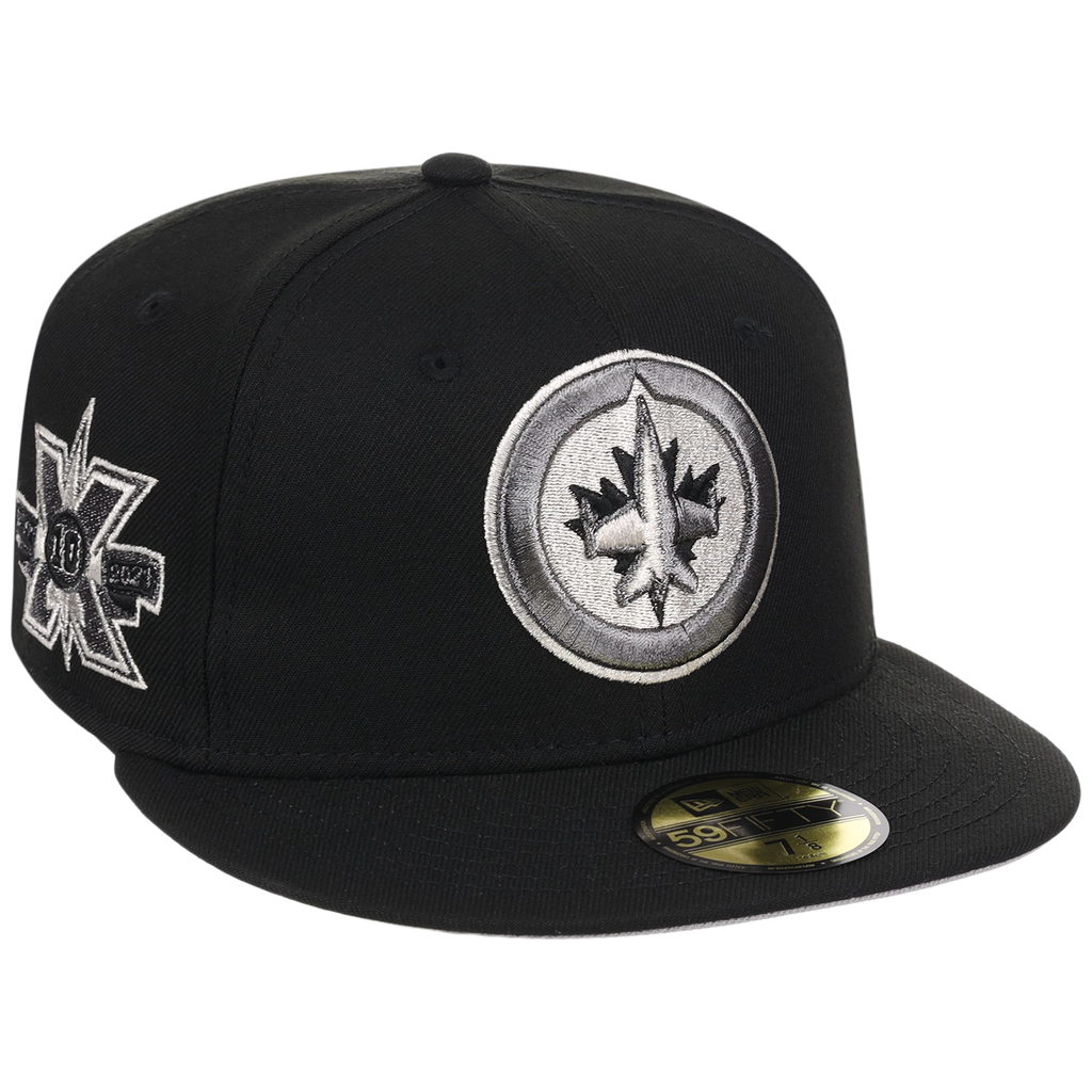 Winnipeg Jets NHL Liquid Titanium New Era 59FIFTY