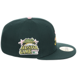 Atlanta Braves MLB Augusta Bloom New Era 59FIFTY - Dark Green