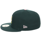 Atlanta Braves MLB Augusta Bloom New Era 59FIFTY - Dark Green