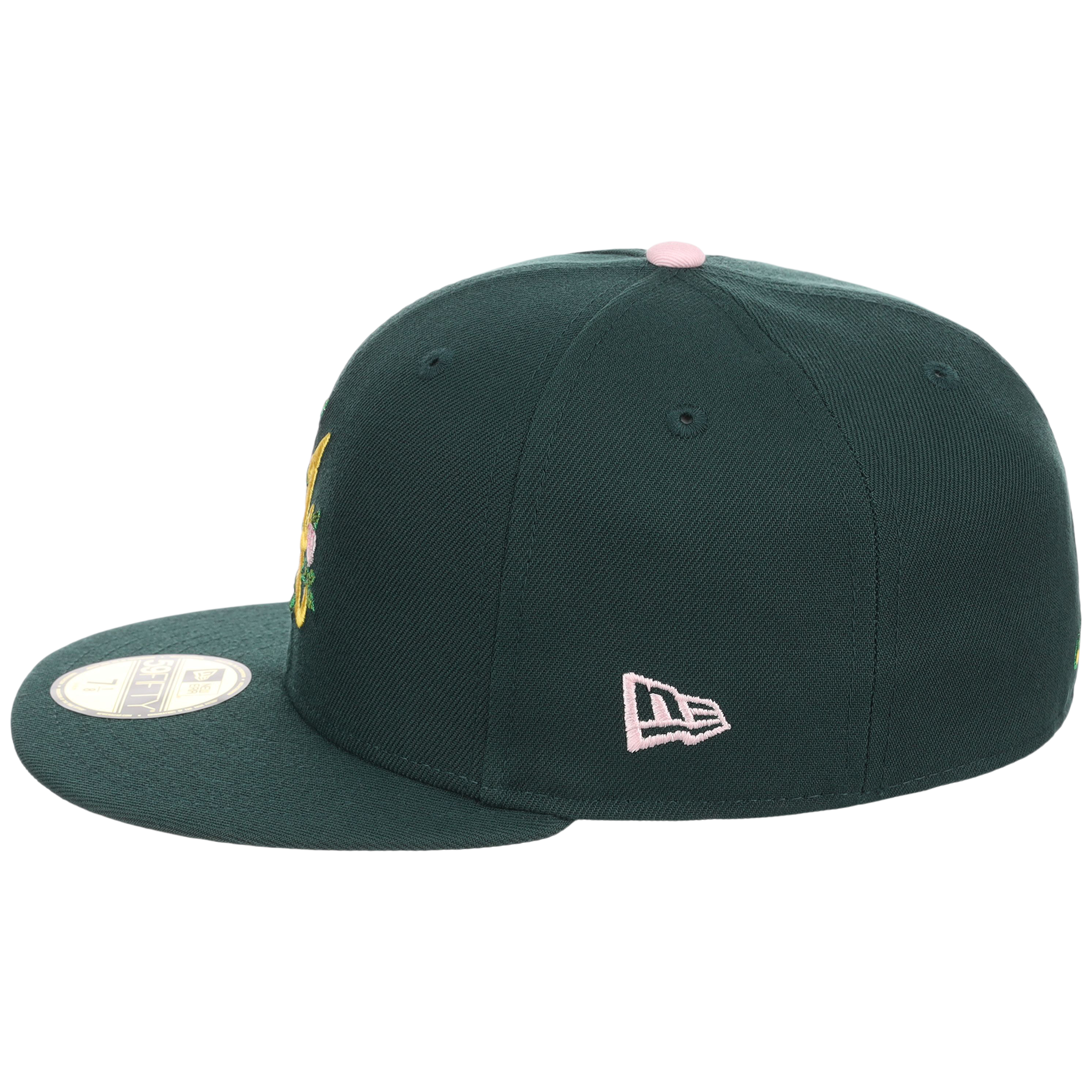 Atlanta Braves MLB Augusta Bloom New Era 59FIFTY - Dark Green