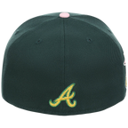 Atlanta Braves MLB Augusta Bloom New Era 59FIFTY - Dark Green