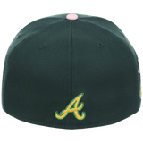 Atlanta Braves MLB Augusta Bloom New Era 59FIFTY - Dark Green