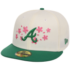 Atlanta Braves MLB Augusta Bloom New Era 59FIFTY - Chrome