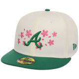 Atlanta Braves MLB Augusta Bloom New Era 59FIFTY - Chrome
