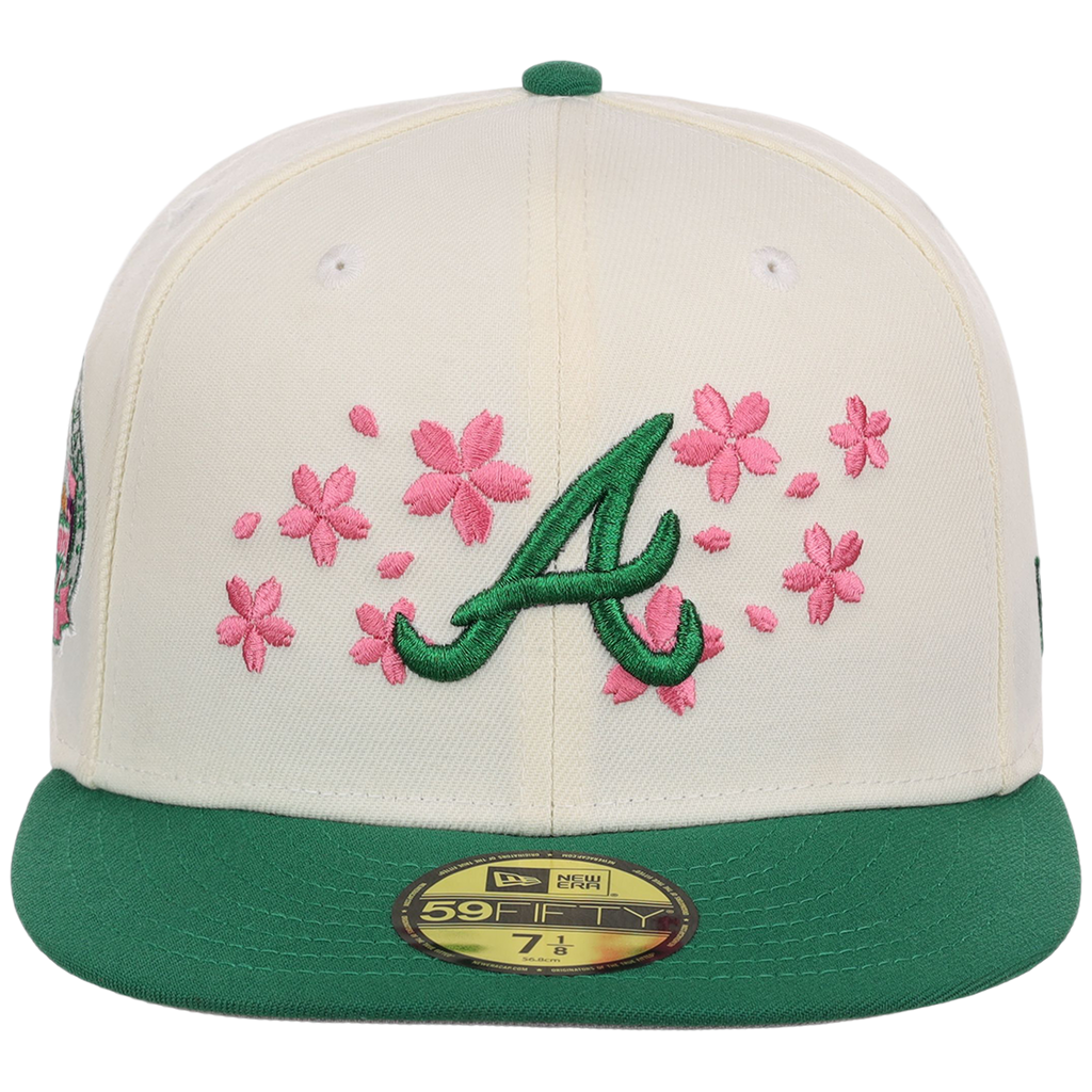 Atlanta Braves MLB Augusta Bloom New Era 59FIFTY - Chrome