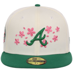 Atlanta Braves MLB Augusta Bloom New Era 59FIFTY - Chrome