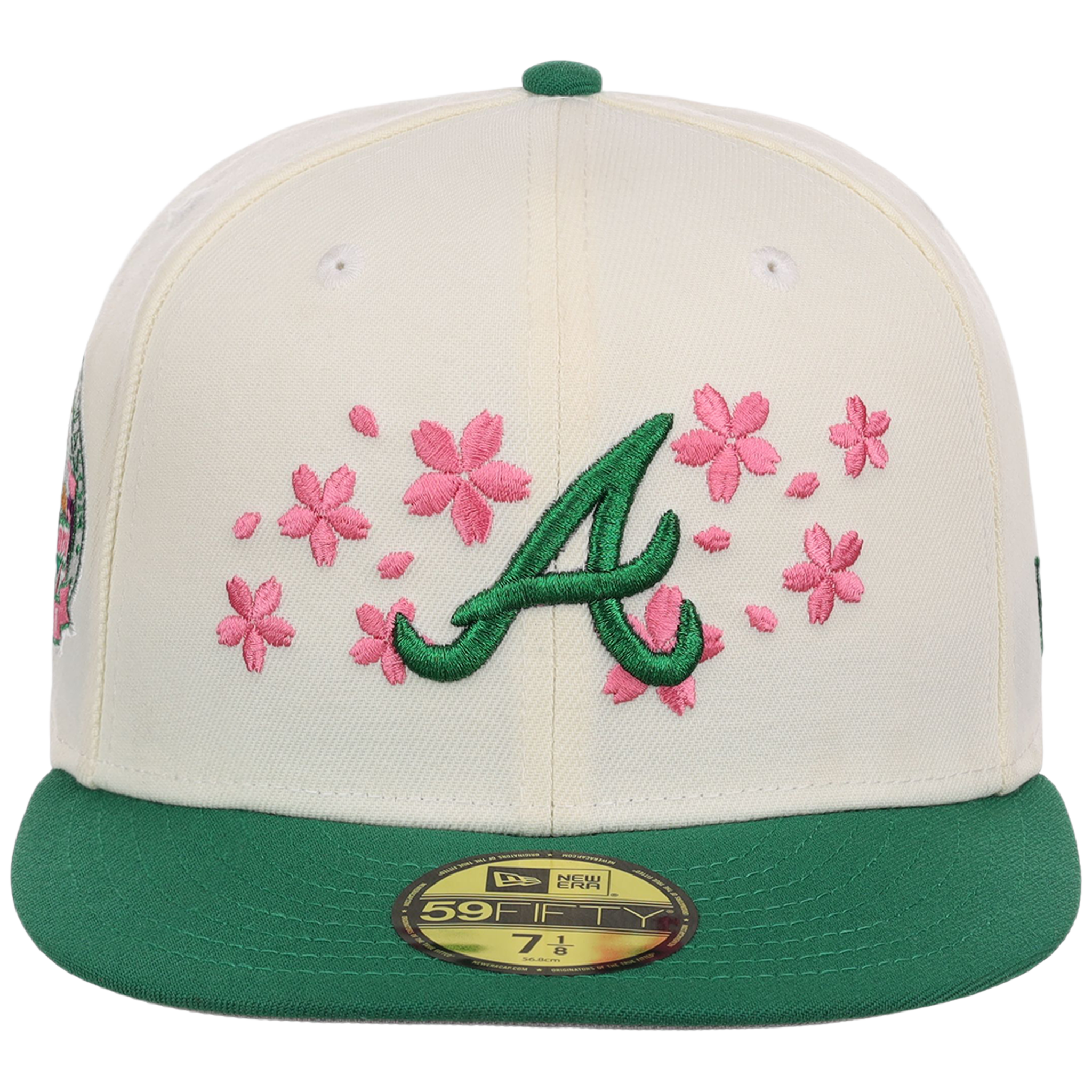 Atlanta Braves MLB Augusta Bloom New Era 59FIFTY - Chrome