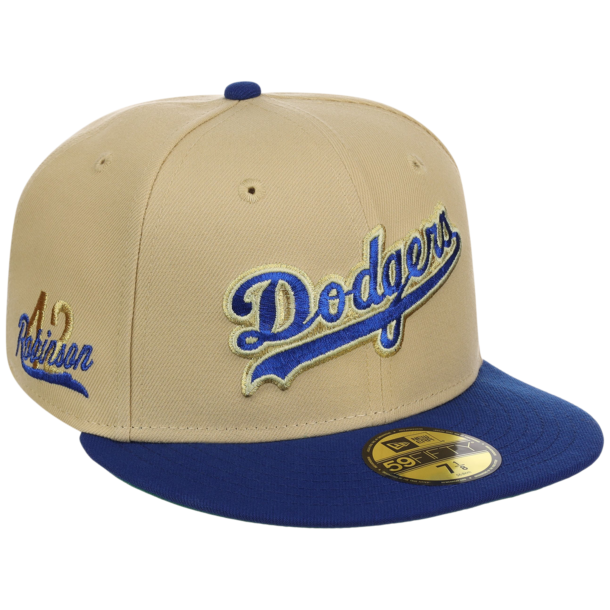 Los Angeles Dodgers 42 Legacy Pack New Era 59FIFTY - Vegas Gold/Royal