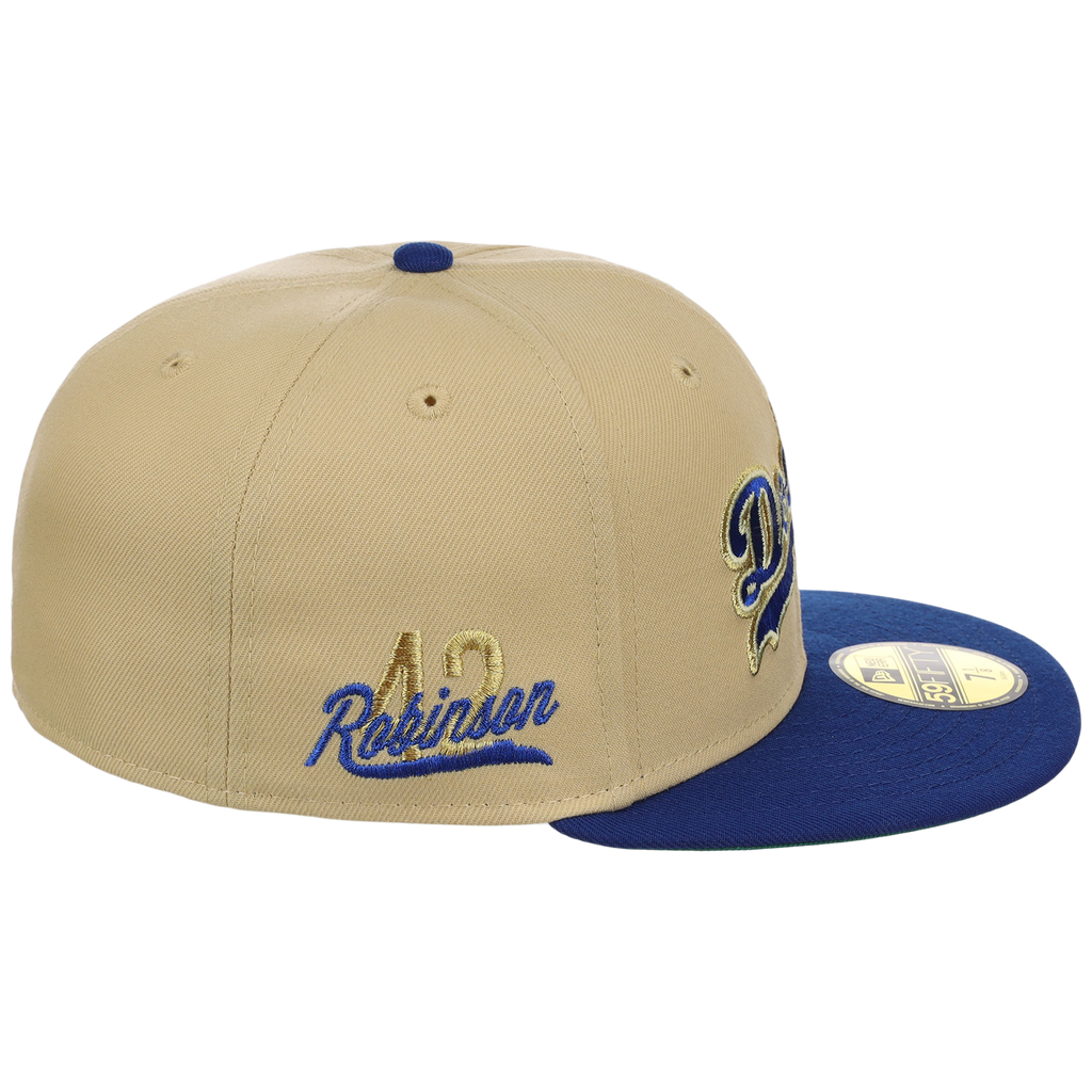 Los Angeles Dodgers 42 Legacy Pack New Era 59FIFTY - Vegas Gold/Royal