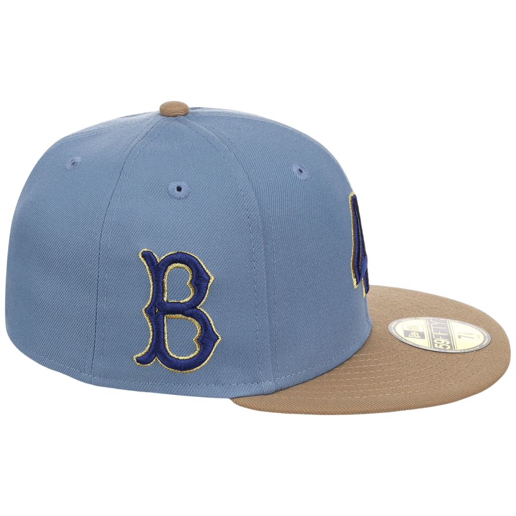 Brooklyn Dodgers 42 Legacy Pack New Era 59FIFTY - Light Blue/Khaki