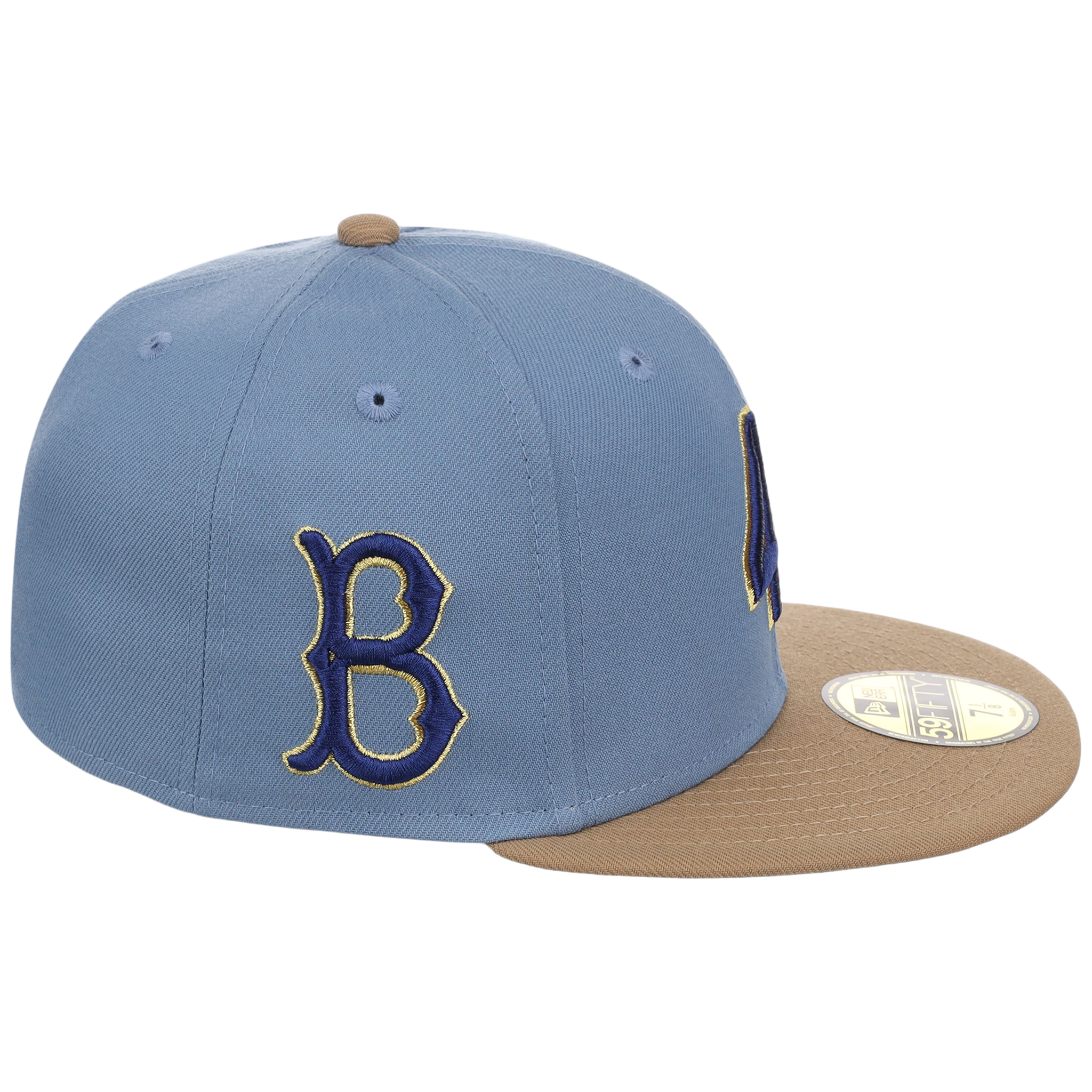 Brooklyn Dodgers 42 Legacy Pack New Era 59FIFTY - Light Blue/Khaki