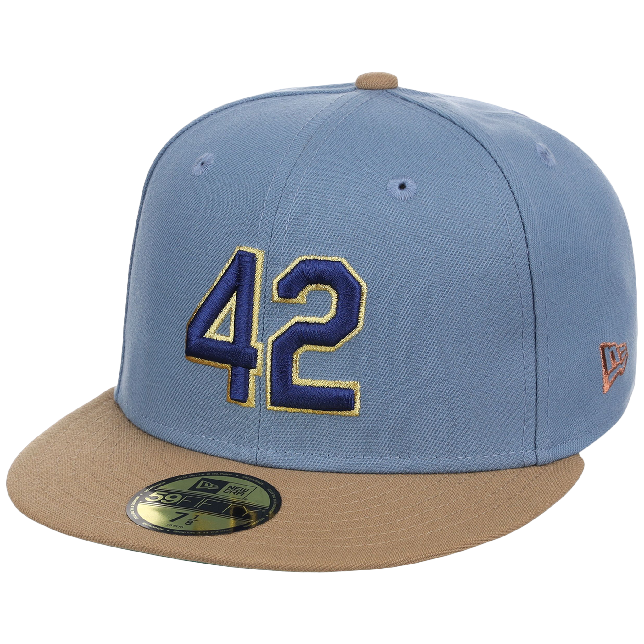 Brooklyn Dodgers 42 Legacy Pack New Era 59FIFTY - Light Blue/Khaki