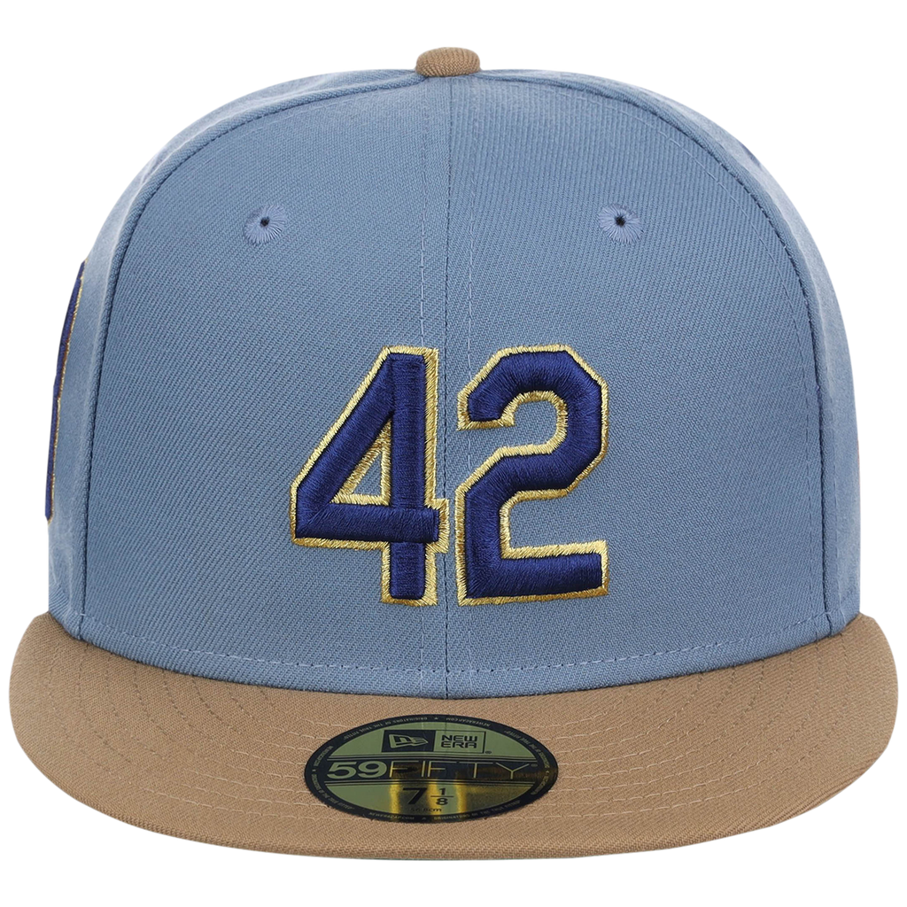 Brooklyn Dodgers 42 Legacy Pack New Era 59FIFTY - Light Blue/Khaki