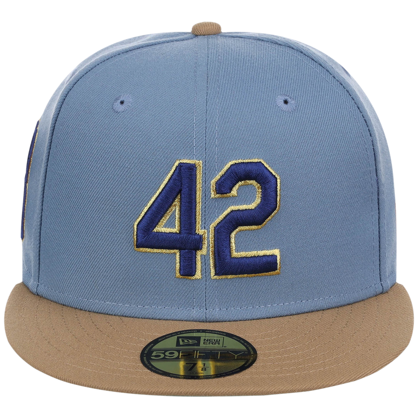 Brooklyn Dodgers 42 Legacy Pack New Era 59FIFTY - Light Blue/Khaki