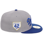 Brooklyn Dodgers 42 Legacy Pack New Era 59FIFTY - Gray/Royal