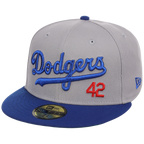 Brooklyn Dodgers 42 Legacy Pack New Era 59FIFTY - Gray/Royal