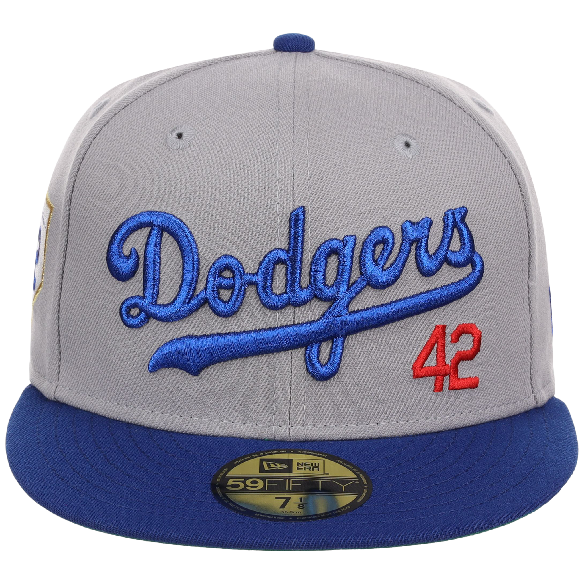 Brooklyn Dodgers 42 Legacy Pack New Era 59FIFTY - Gray/Royal