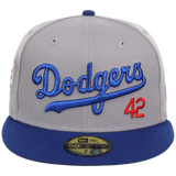 Brooklyn Dodgers 42 Legacy Pack New Era 59FIFTY - Gray/Royal
