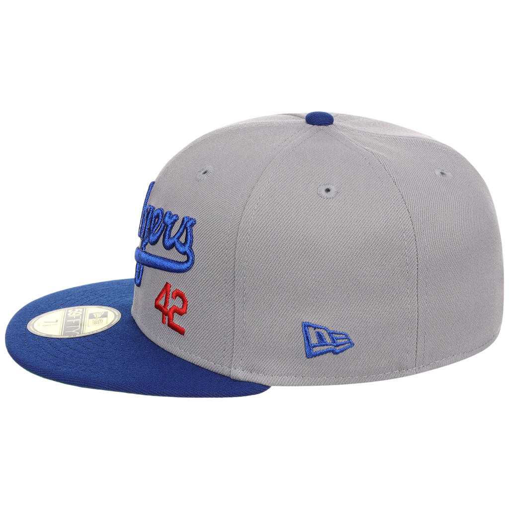 Brooklyn Dodgers 42 Legacy Pack New Era 59FIFTY - Gray/Royal