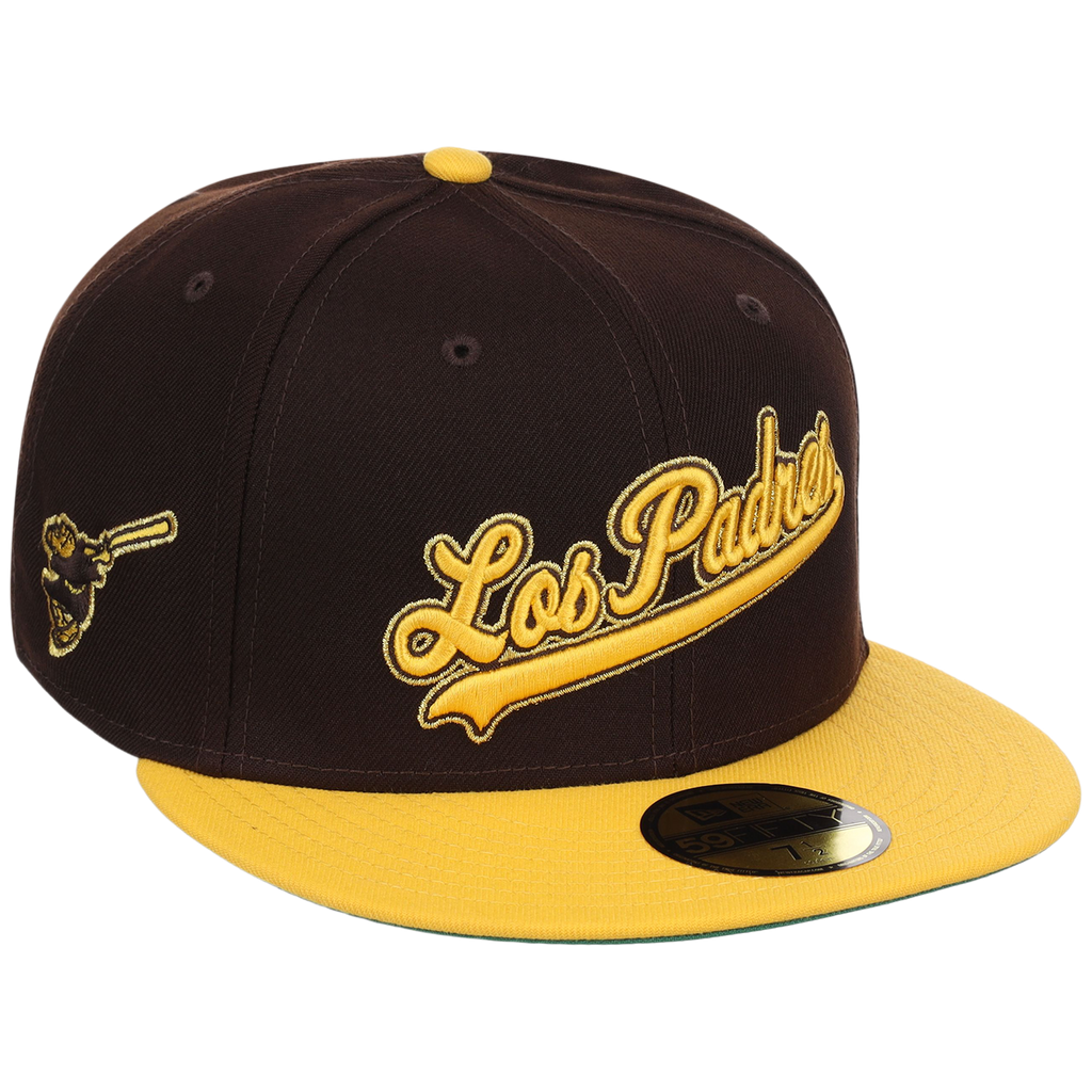 San Diego Padres Friday Flux New Era 59FIFTY (Dark Brown/Yellow)