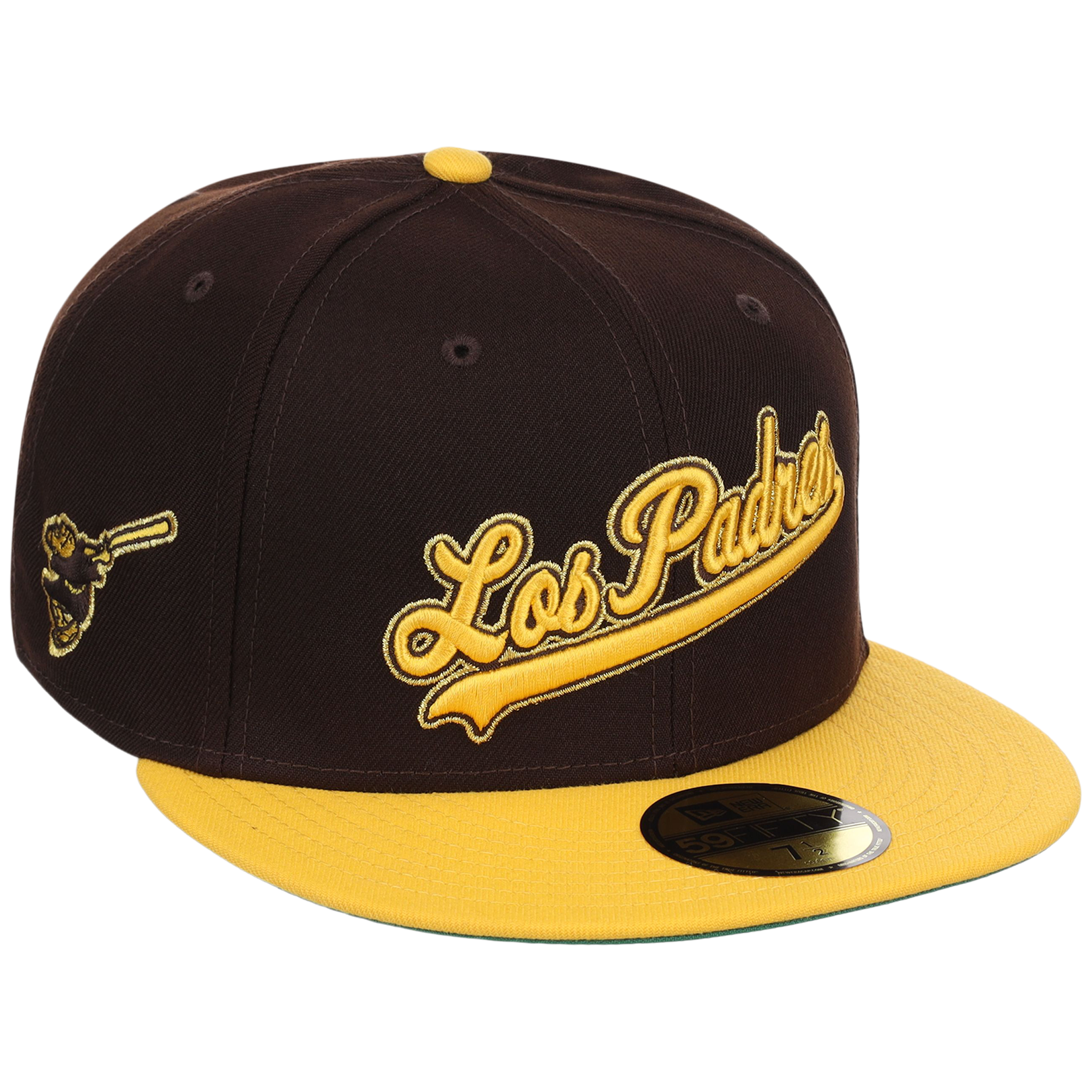 San Diego Padres Friday Flux New Era 59FIFTY (Dark Brown/Yellow)