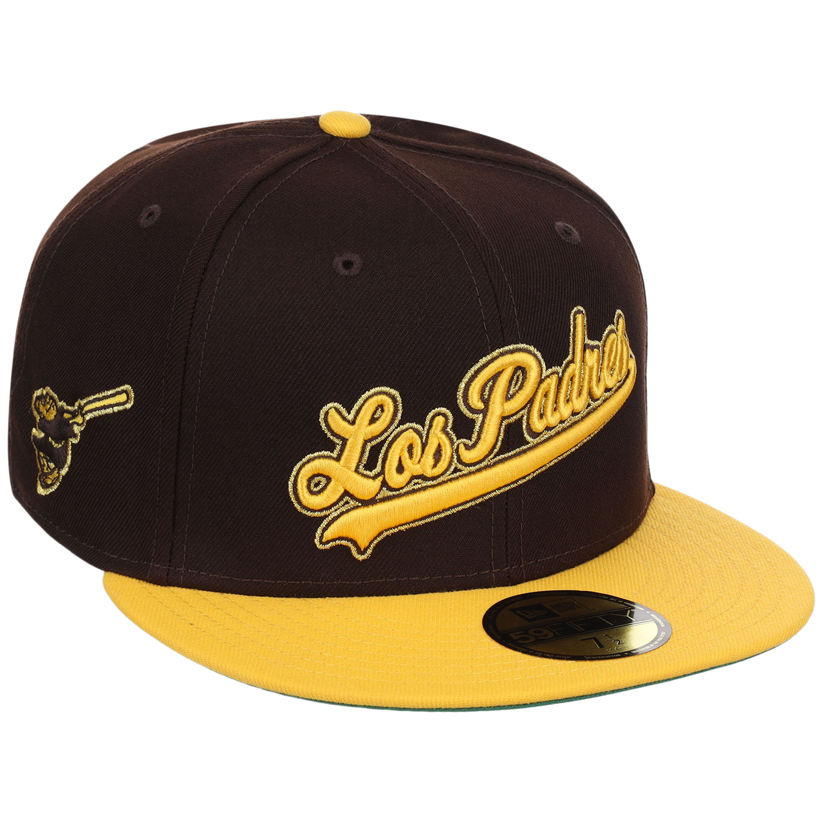 San Diego Padres Friday Flux New Era 59FIFTY (Dark Brown/Yellow